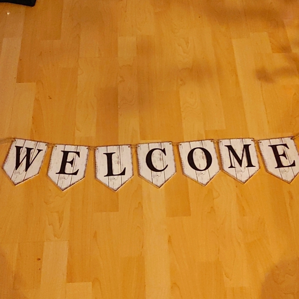 Welcome sign